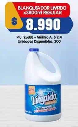 Surtifamiliar Limpido blanqueador regular oferta