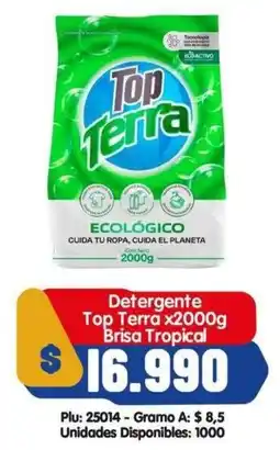 Surtifamiliar Top terra detergente brisa tropical oferta