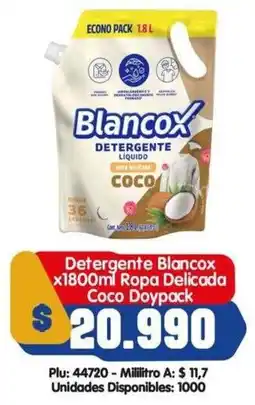 Surtifamiliar Blancox detergente ropa delicada coco doypack oferta