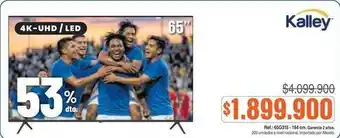 Alkosto Kalley - 4k-uhd / led tv 65 oferta