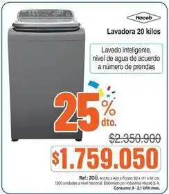 Alkosto Haceb - lavadora 20 kilos oferta