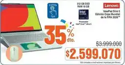 Alkosto Lenovo - ideapad slim 5 edición copa mundial de la fifa 2026 oferta