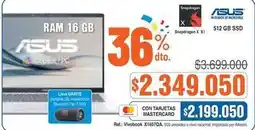 Alkosto Asus - vivobook x1407qa oferta