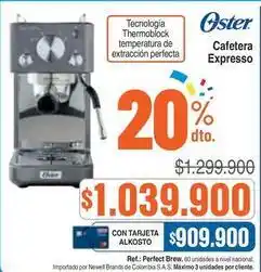 Alkosto Oster - cafetera expresso oferta