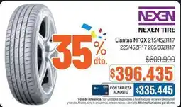 Alkosto Nexen - llantas nfx 215/45zr17 225/45zr17 205/50zr17 oferta
