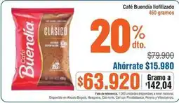 Alkosto Buendía - café liofilizado oferta