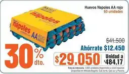Alkosto Napoles - huevos aa rojo oferta