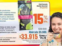 Alkosto Gourmet - café quindío molido oferta