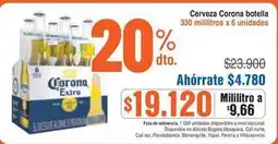 Alkosto Corona - cerveza extra botella oferta