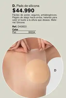 Leonisa Piel - pads de silicona d43823 oferta