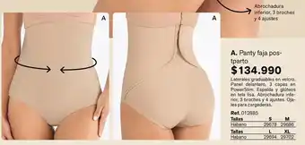 Panty faja postparto