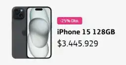 Movistar Apple - iphone 15 128gb oferta