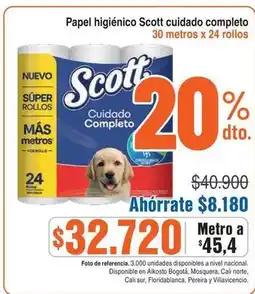 Alkosto Scott - papel higi uevoacutenico oferta