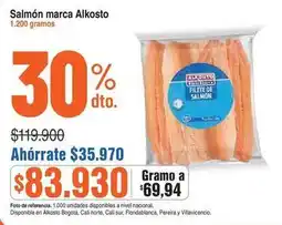 Alkosto Alkosto - salmón oferta