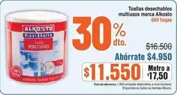 Alkosto Alkosto - toallas desechables multiusos oferta