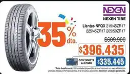Alkosto Nexen - llantas nfqx 215/45zr17 225/45zr17 205/50zr17 oferta