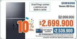 Alkosto Samsung - nevera 389 litros oferta