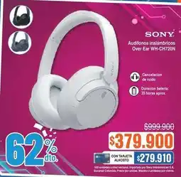 Alkosto Sony - audífonos inalámbricos over ear wh-ch720n oferta