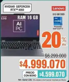 Alkosto Lenovo - geforce rtx 4050 oferta