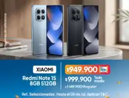 Jumbo Xiaomi - redmi note 15 8gb 512gb oferta