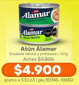 La Gran Colombia Atún alamar ensalada natural y primavera oferta