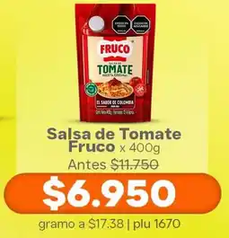 La Gran Colombia Fruco salsa de tomate oferta