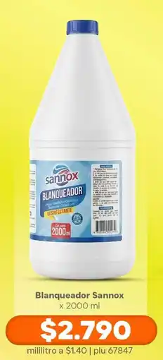 La Gran Colombia Sannox blanqueador oferta