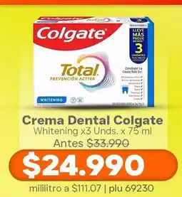 La Gran Colombia Colgate whitening crema dental oferta
