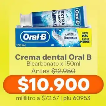 La Gran Colombia Oral B crema dental bicarbonato oferta