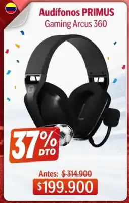 Alkosto Primus audífonos gaming arcus 360 oferta