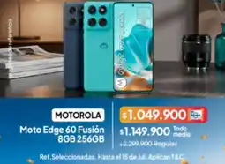 Jumbo Motorola - moto edge 60 fusión 8gb 256gb oferta