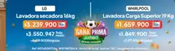 Jumbo Lg - lavadora secadora 16kg oferta