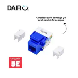 Falabella Jack Rj-45 Para Incrustar Categoria 5E Azul oferta