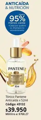 Nova Venta Pantene - tónico anticaída x 52ml código: 45132 oferta