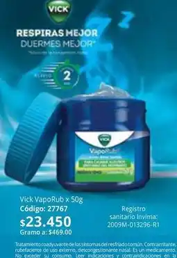 Nova Venta Vick - vaporub x 50g código: 27767 oferta