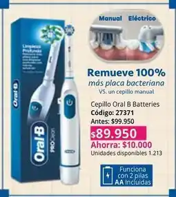 Nova Venta Oral b - cepillo batteries código: 27371 oferta