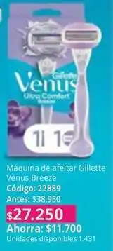 Nova Venta Venus - máquina de afeitar gillette breeze código: 22889 oferta