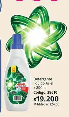 Nova Venta Ariel - detergente líquido oferta