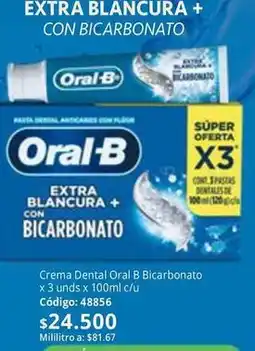 Nova Venta Oral b - crema dental extra blancura con bicarbonato oferta