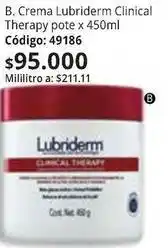 Nova Venta Lubriderm - crema clinical therapy pote oferta