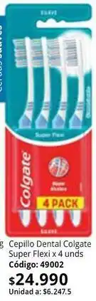 Nova Venta Colgate - cepillo dental super flexi x 4 unids oferta