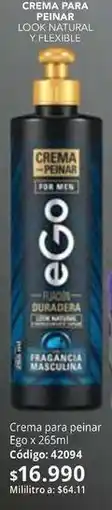 Nova Venta Ego - crema para peinar x 265ml código: 42094 oferta