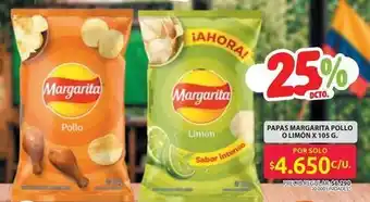 Margarita - papas pollo o limón