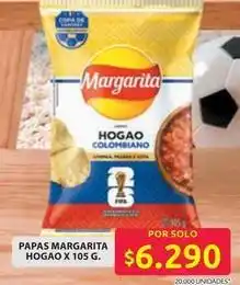 Ara Margarita - papas margarita hogao x 105 g oferta