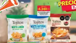 Ara Tojitos mixto natural, mixto limón, mix ranchero bbq oferta