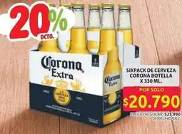 Ara Corona - sixpack de cerveza corona botella oferta