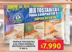Ara Super - mix tostaditas para compartir x3 oferta