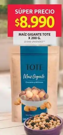 Ara Tote - maíz gigante oferta