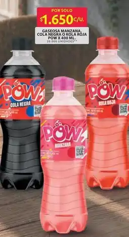 Ara Gaseosa manzana, cola, uva - pow oferta