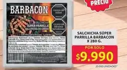 Ara Super - salchicha super parrilla oferta